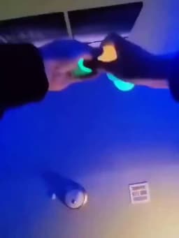 Luminous Wall Target Ball Sucker Sticky Decompression Toy Squeeze Ball Colorful TPR Stress Relief Balls Random Color