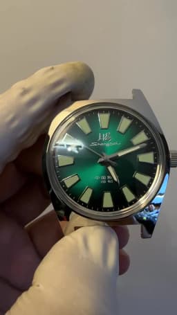 Shanghai 36MM Hand-Wind Mechanical Watch 7120 Waterproof Bauhaus Design Watch for Men wholesale