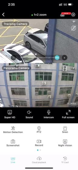 BESDER 15MP Wifi Camera Outdoor Dual Screen 10X Digital Zoom CCTV Video Surveillance Cam PTZ 8MP Security IP Camera O-Kam Pro