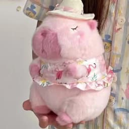 23cm Capybara Plush Simulation Capibara Anime Fluffty Toy Cute Doll Stuffed Animals Soft Doll Plush Christmas Thanksgiving Gift