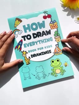 Kids Step-by-Step Drawing Book - Learn How to Draw Everything Easy Tutorial for Children, Creative Gift