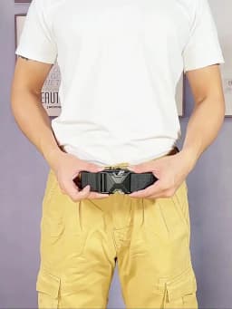 New Quick Release Metal Pluggable Buckle Tactical Belt Breathable Elastic Military Belts For Men Stretch Pants Waistband Hunting