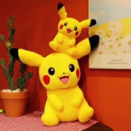 30-75cm Big Size Pikachu Plush Toy Cute Pokemon Pikachu Doll Super Soft Stuffed Pokémon Smile Pikachu Pillow Christmas Gifts Kid