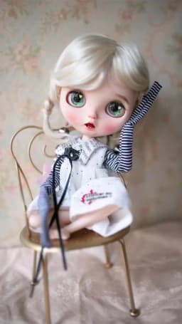 Blythes Doll Wig Fits in 1/6 9-10in Size Fashion New Cute Double Plait Imitation Mohair Hair Women Wig Styling Hair Brown Gold