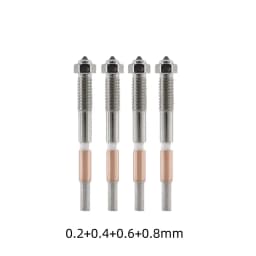 Bimetallic Nozzle For QIDI Q2 With Ceramic Insulation Integrated Design Quick Removal Integration Nozzles For QIDI Q2C Printer