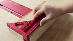 Aluminum Alloy 3D Woodworking Square Protractor, Multipurpose Triangle Layout Marking Measuring Ruler, Wood DIY Layout Hand Tool