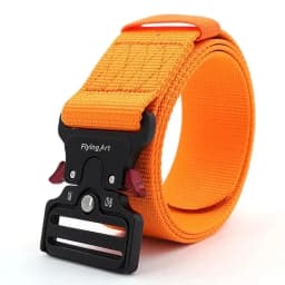 3.8X125cm - Belt Quick Release Outdoor Metal Belt Soft Real Nylon Sports Accessories Men And Women Black Belt