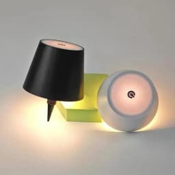 AITHEA LED Rechargeable Wine Bottle Lamp Touch Control of 3 Colors and Stepless Dimming Table Lamp Night Light