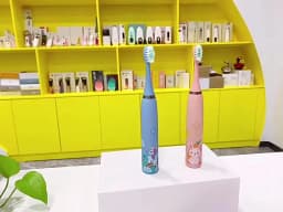 Children Electric Toothbrush With Replace Brush Heads Kids Cartoon Toothbrush Ultrasonic Sonic Electric Toothbrush With 6 Head