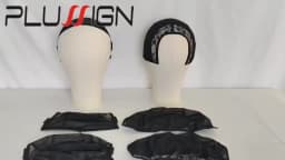 Plussign Half Splicing Wig Cap With Drawstring Silicone Band For Sewing 4*4 5*5 13*4 13*6 Lace Wig Lace Wig Cap For Making Wigs
