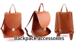 DIY Woven Backpack Set Handmade Leather Handbag Shoulder Strap Bottoms Knitting Bag with Hardware Accessories Black Brown Coffee