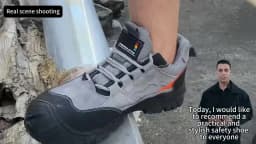 Men Safety Shoes Steel Toe Security Protection Work Boots Fashion Working Sneakers Anti-Smash Anti-puncture Indestructible Shoes