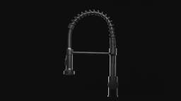 Spring Brushed Nickel Kitchen Faucet Deck Mounted Mixer Tap 360 Degree Rotation Stream Sprayer Nozzle Kitchen Sink Hot Cold Taps