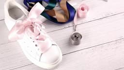New Ribbon Sneakers Laces Satin Candy Color Double Sided Polyester Smooth 2cm Wide Women Shoes Shoelace Silk Wide Flat Web Lace