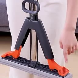 Collodion Mop Foldable Water Free Hand Washing Squeeze Cotton Head Replace Home Tiles Wood Household Cleaning Wringer Mopping