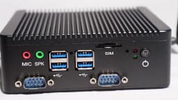 XCY Fanless Mini PC Intel Pentium J5040 DDR4 M.2 SSD RS232/485 2x LAN GPIO mPCIE 4G LTE SIM 8x USB LVDS HDMI TPM 2.0 Windows 11