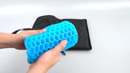 Foldable Gel Seat Cushion 3D Honeycomb Cool Breathable Portable Travel Beach Camping Mat Car Office Chair Cushion
