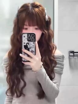 Curling Iron Temperature Adjustable Beach Waves Curling-Wand Hair Crimper Waver, Ionic Deep Waver Hair Curler Tool with Ceramic