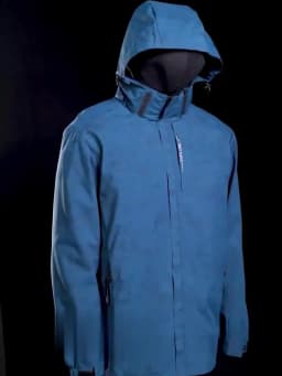 2025 Men's Casual Waterproof Windbreaker Jacket Full Zip Up Hooded Shell Outdoor Hiking Coat For Autumn Plus Size