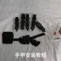 Multifunction Mechanical Wearable Hand Armor Tactical Punk Gloves Man Goth Techwear Style Cosplay Gloves Equipment