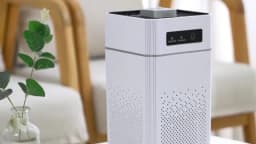 Portable Air Purifier Negative Ion Desktop Air Cleaner With HEPA Filter For Home Bedroom Office Car Toilet Smoke Odor Remover