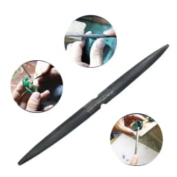 8 Inch Double Ended Half Round Wax File Jewelry Tool for Carving and Filing
