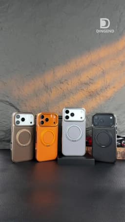 Leather Case for iPhone 15 14 13 18 Pro Max 12 16 Plus Magnetic Wireless Metal Ring Charging Solid Color 17 Air Cover Case