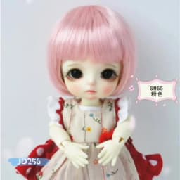 1/12 BJD Doll wigs JD256 4-5inch 11-13CM Short BOBO Cut Synthetic mohair BJD Hair Lati White Tiny doll accessories