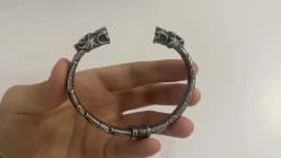 Classic Animal Viking Double Tiger Head Adjustable 316L Stainless Steel Men's Bracelet Fashion Amulet Jewelry Gifts Dropshipping
