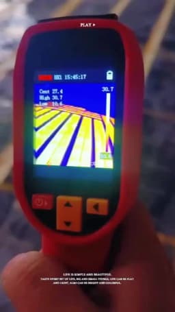BSIDE New Thermal Imager Handheld Thermometer -20~550C 15 Disc PC Analysis Software Water Leak & Floor Heating Detection
