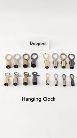 4/10/20Pcs Metal Bag Handle End Caps Tassel Clasp Cord Stopper Buckles for Purse Handbag Snap Hooks DIY Craft Repair Accessories
