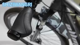 Bicycle Handlebar Grips TPR Rubber Comfy City Mountain Bike Scooter MTB Soft Cycling Handle Bar Cover End Non-slip Aluminum Lock