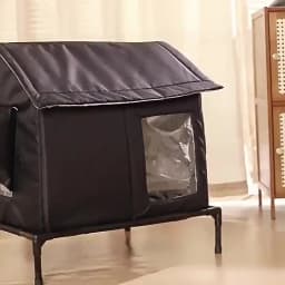 Elevated Pet House-Bed Moisture-Proof Design Cat House Weatherproof for Indoor or Outdoor Use Fits Small or Medium Pets