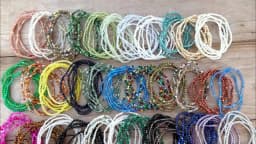 Natural Crystal Bracelets Faceted Gemstone 3mm Tiny Beads Stretch Bracelet Bohemian-Style Multi-Color Bracelets Classic Jewelry
