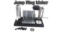 Jump Ring Machine Ring Jump Maker with 20 Mandrels Redesigned & Improved of Jewelry Coil Wire Model Simple Necklace Making Tool