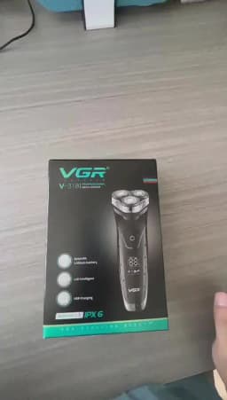 VGR 318 Shaver Electric Razor Professional Shaving Machine Floating Beard Trimmer IPX7 Waterproof Rechargeable Shaver for Men