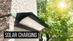 60/48Led Outdoor Solar Wall Light Solar Flood Lights Motion Sensor Waterproof Wall Lamp Metal Housing 1100LM for Garden Lighting