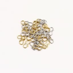 30pcs Stainless Steel S Shape End Clasps Hooks Chains Connectors For Jewelry Making DIY Handmade Bracelets Necklace Accessories