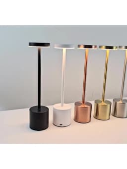 Simple Touch Sensor LED Table Lamp Rechargeable Desk Lamp 3Colors Adjustable Bedside Creative Ambient Light Bar Room Decor Light