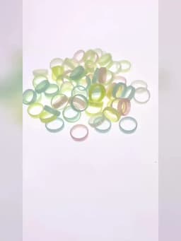 13mm Luminous ring Rod rod anti-skid ring slingshot handle silicone ring stop rod ring rubber anti-skid ring O-ring fishing rod