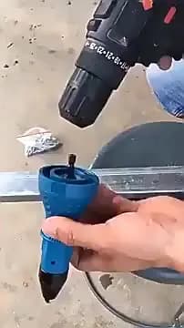 Electric Rivet Gun Conversion Head 2.4mm, 3.2mm, 4.0mm, 4.8mm Pull Rivet Gun Suitable For Electric Drills, Cordless Rivet Gun