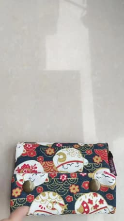 Canvas Cartoon Totoro Cat Printed Dog Women Fold Short Wallet Organizer Cute Mini Money Key Bag Coin Pocket Purse for Children