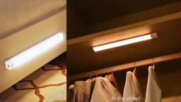 Wireless LED Night Lights Motion Sensor Lights Closet Kitchen Night Lights Bedroom Detector Light Cabinet Staircase Backlit