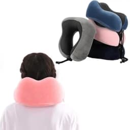 U Shaped Memory Foam Neck Pillows Soft Travel Pillow Massage Neck Pillow Sleeping Airplane Pillow Cervical Healthcare Bedding
