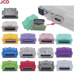JCD 1pc Full New USB-C USB Upgrade Type-C Charging Port Kits For Gameboy Advance GBA SP Type-C Charging Port Socket Connector