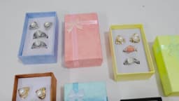 12/24/36pcs Ring Storage Box Earring Storage Gift Box High Quality Paper Jewelry Packaging Container Small Jewelry Box Display