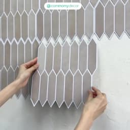 1/10pcs 3D Tile Sticker, Self-adhesive 3D Green Tile Backsplash for Kitchen and Bathroom, Waterproof Mold Resistant, 30x30cm