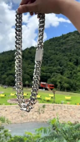 8/10/12/14mm Solid Stainless Steel Cuban Miami Link Chain Necklaces for Men Hip Hop Bling Iced out Rapper Jewelry