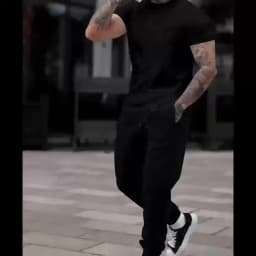 2026 new Men's Summer Casual Joggers, Elastic Drawstring Waist and Cuffs, Logo Print, Comfortable Fabric, Sports Pants