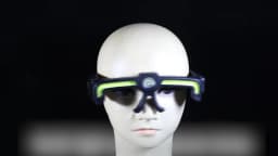 New Induction COB LED Glasses Headlight Rechargeable TYPE-C Waterproof Lightweight Work Lamp for Car Maintenance Repair